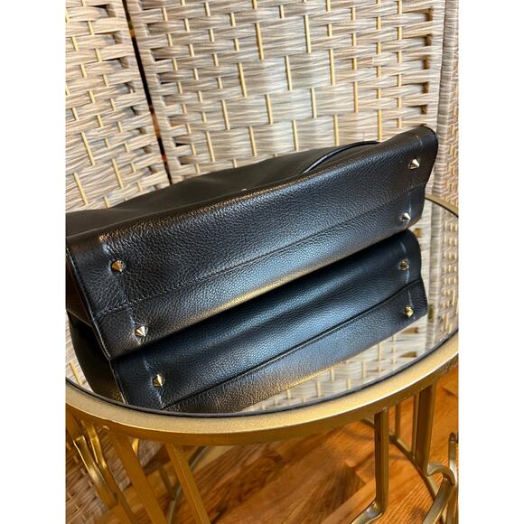 Givenchy Leather Shark Tooth Satchel Bag - Picture 6 of 13